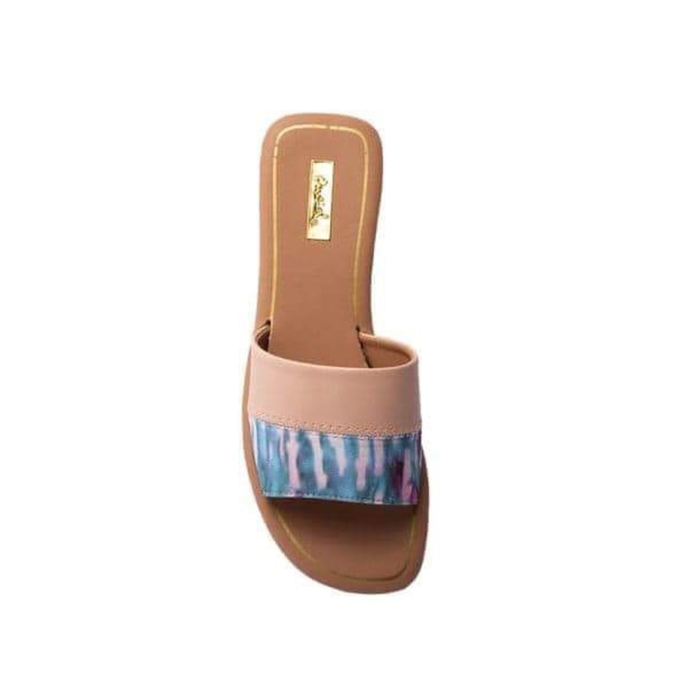 Nude Watercolor Sandals